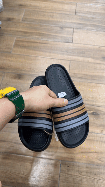 Dép lê Adidas Nam Đúc Đen xám. Mua bán Giày dép tại Huyện Chương Mỹ Hà Nội được đăng bởi chuyên si tuyển ĐỒ DA HIỆU hình 1