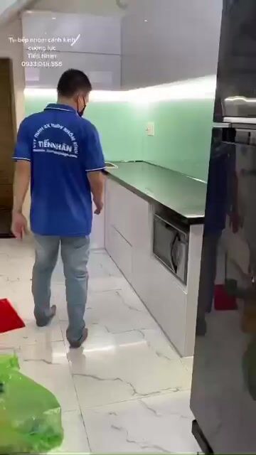 Tủ bếp nhôm kính acrylic. Mua bán Tủ, kệ gia đình tại Quận Gò Vấp Tp Hồ Chí Minh được đăng bởi CTY SX CỬA NHÔM KÍNH TIẾN NHÂN hình 1