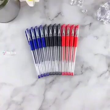 🖍️ 20 CÂY VIẾT GEL NƯỚC NGÒI 0.5MM MÀU XANH ĐỎ ĐEN. Mua bán Đồ dùng văn phòng tại Quận Ninh Kiều Cần Thơ được đăng bởi Thanh Sang hình 1