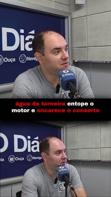 água da torneira entope o motor e encarece o conserto