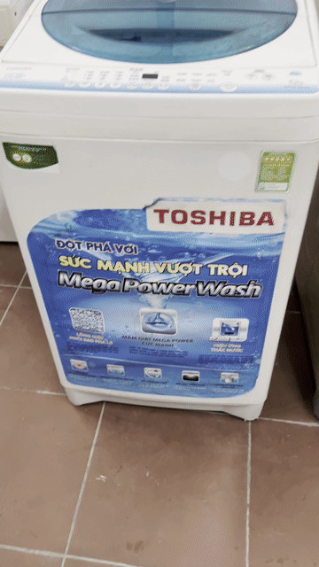 Máy giặt Toshiba 8.2kg Trắng, Xanh cũ. Mua bán Máy giặt tại Quận Bắc Từ Liêm Hà Nội được đăng bởi e huy 168 nguyễn xiển hình 1