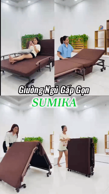Mới 90%-TL Giường nệm xếp khung thép HQ SUMIKA339C. Mua bán Giường, chăn ga gối nệm tại Huyện Bình Chánh Tp Hồ Chí Minh được đăng bởi Kim Trà  hình 1