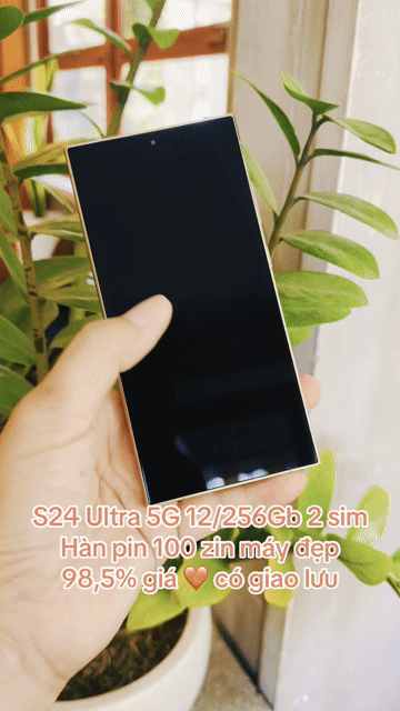 Samsung Galaxy S24 Ultra 5G 256GB Tím. Mua bán Điện thoại tại Thành phố Mỹ Tho Tiền Giang được đăng bởi LH Max Dilys hình 1