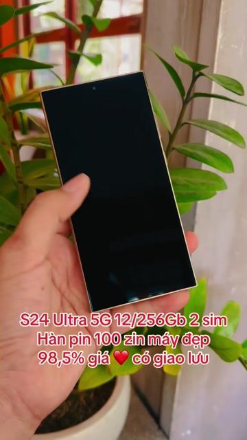 Samsung Galaxy S24 Ultra 5G 256GB Tím. Mua bán Điện thoại tại Thành phố Mỹ Tho Tiền Giang được đăng bởi LH Max Dilys hình 1