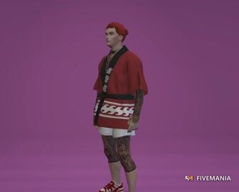 Akira | Male Ped | Multiple Outfits | Optimized & Fivem Ready [Add-On] — video preview