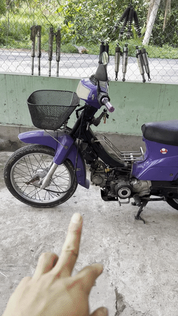 Kawasaki Max Nhật Tím. Mua bán Xe máy tại Huyện Tiểu Cần Trà Vinh được đăng bởi khang mua bán xe  hình 1