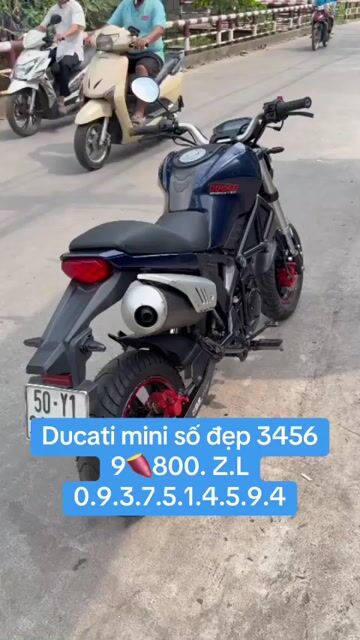 Moto mini Ducati 110cc biển sg- 3456. Mua bán Xe máy tại Quận Bình Tân Tp Hồ Chí Minh được đăng bởi Nguyễn Trần Khắc Trường hình 1