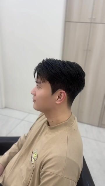 男士燙髮作品｜韓系蓬鬆側影