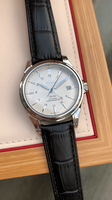 Omega DeVille Co-Axial GMT 39mm Trắng. Mua bán Đồng hồ tại Quận Ba Đình Hà Nội được đăng bởi Mạnh Tiến Đồng Hồ Chính Hãng  hình 1