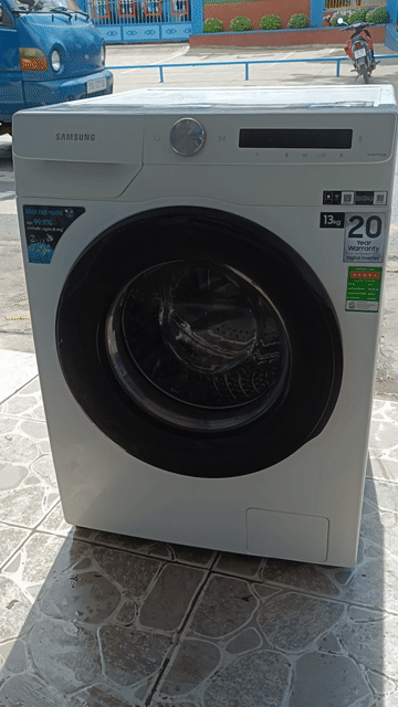 Máy giặt Samsung cửa trước 13kg AI Inverter Trắng. Mua bán Máy giặt tại Thành phố Thuận An Bình Dương được đăng bởi Nguyễn Duy Quang hình 1