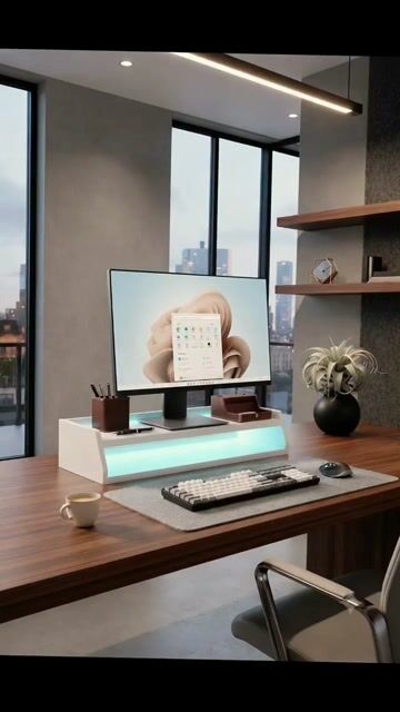 Thanh lý Kệ màn hình Gỗ Trắng Đèn LED 60cm. Mua bán Phụ kiện (Màn hình, Chuột...) tại Quận 4 Tp Hồ Chí Minh được đăng bởi Lê Tuấn hình 1