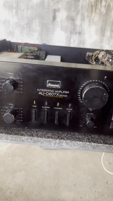 Amply Sansui AU-D607X decade Đen. Mua bán Tivi, Âm thanh tại Huyện Nghĩa Hành Quảng Ngãi được đăng bởi Nupakachi hình 1