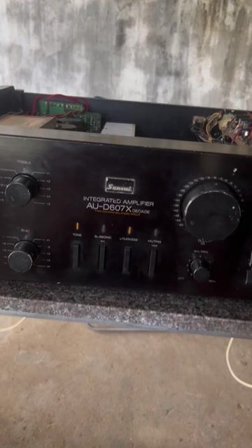 Amply Sansui AU-D607X decade Đen. Mua bán Tivi, Âm thanh tại Huyện Nghĩa Hành Quảng Ngãi được đăng bởi Nupakachi hình 1
