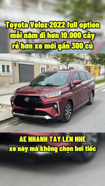 Toyota Veloz 2022 CVT 57.000. Mua bán Ô tô tại Quận Gò Vấp Tp Hồ Chí Minh được đăng bởi PHẠM VIỆT hình 1