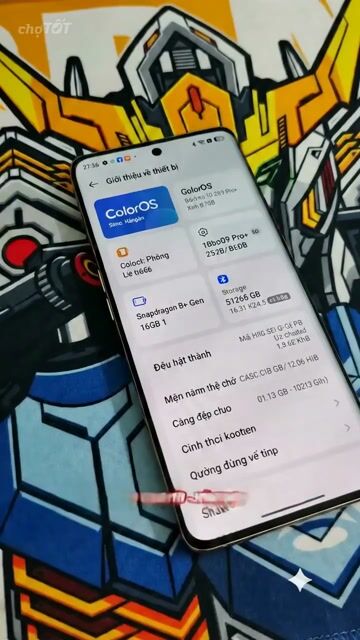 OPPO Reno9 Pro+ 5G 16GB/512GB Vàng. Mua bán Điện thoại tại Quận Hà Đông Hà Nội được đăng bởi Đào Bảo hình 1