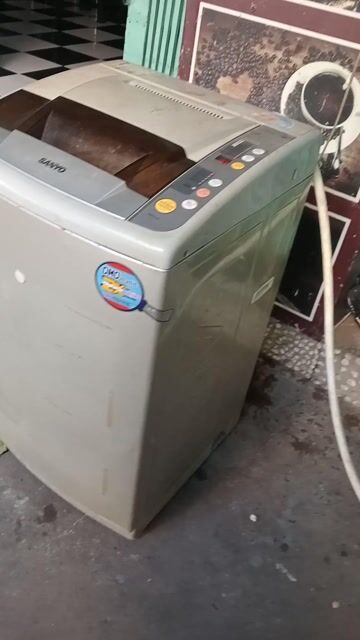 Máy giặt Sanyo Xám Đã sử dụng. Mua bán Máy giặt tại Quận Tân Phú Tp Hồ Chí Minh được đăng bởi Điện Tử Quách Điêu hình 1