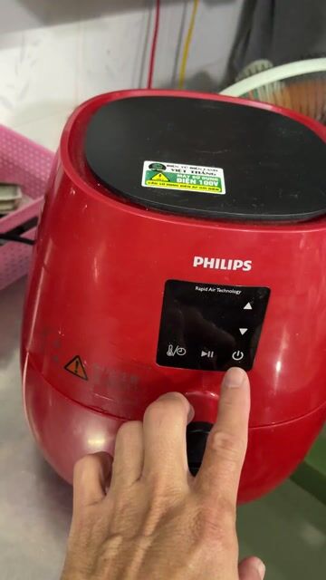 Nồi chiên không dầu Philips HD9531 Đỏ. Mua bán Bếp, lò, đồ điện nhà bếp tại Thành phố Hồng Ngự Đồng Tháp được đăng bởi Ducnguyen hình 1