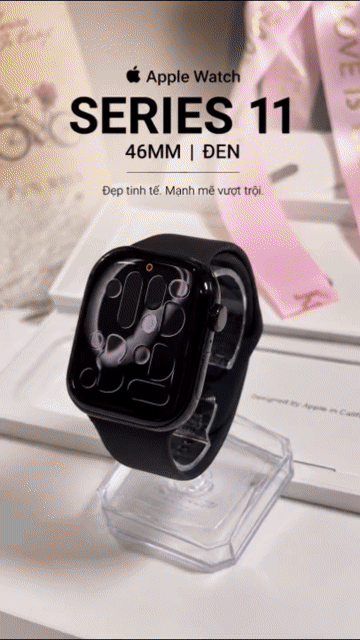 Apple Watch Series 11 Đen 46mm. Mua bán Thiết bị đeo thông minh tại Quận 5 Tp Hồ Chí Minh được đăng bởi A C V N hình 1