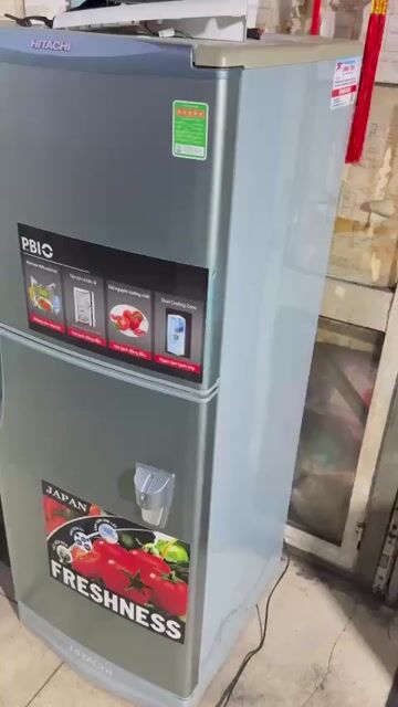 Tủ lạnh Hitachi 220 lít Xám tiết kiệm điện. Mua bán Tủ lạnh tại Quận 7 Tp Hồ Chí Minh được đăng bởi Điện Lạnh Giá Tốt hình 1