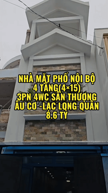 Mua bán Nhà ở Quận Tân Phú Tp Hồ Chí Minh diện tích 56 m² giá 8,5 tỷ