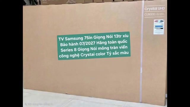 TV 4K Samsung 75CU8000 75in 4K Giọng Nói BH 7/2027. Mua bán Tivi, Âm thanh tại Quận 8 Tp Hồ Chí Minh được đăng bởi Nguyen nguyen hình 1