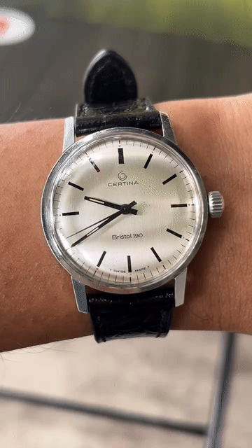 Certina Bristol 190 Thụy Sĩ Dây da đen. Mua bán Đồng hồ tại Huyện Củ Chi Tp Hồ Chí Minh được đăng bởi phong hình 1