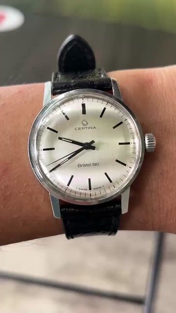 Certina Bristol 190 Thụy Sĩ Dây da đen. Mua bán Đồng hồ tại Huyện Củ Chi Tp Hồ Chí Minh được đăng bởi phong hình 1