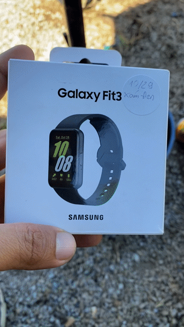 Samsung Galaxy Fit3 R390 Đen. Mua bán Thiết bị đeo thông minh tại Quận Cẩm Lệ Đà Nẵng được đăng bởi Anh Vũ hình 1