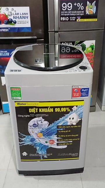 Máy giặt Sharp Inverter Trắng 8 kg. Mua bán Máy giặt tại Quận Bình Tân Tp Hồ Chí Minh được đăng bởi Phạm Thị Bích Mai hình 1