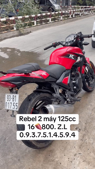 Moto Rebel CB125 2 máy biển 93 cccd chủ. Mua bán Xe máy tại Quận Bình Tân Tp Hồ Chí Minh được đăng bởi Nguyễn Trần Khắc Trường hình 1