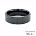7mm Black Zirconia Ceramic Comfort Fit Wedding Ring 360 video three