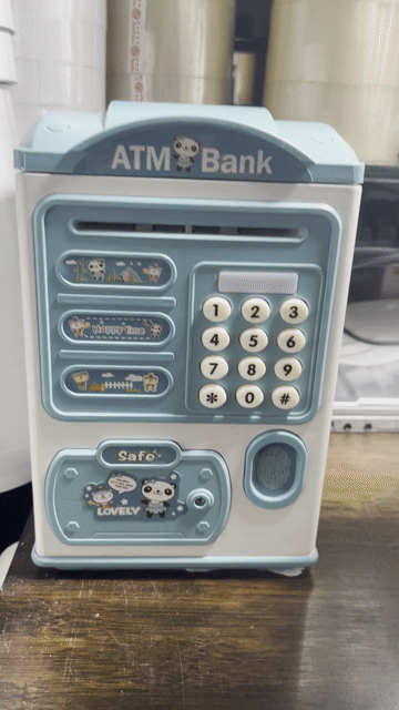 Két sắt đồ chơi ATM Bank. Mua bán Sở thích khác tại Huyện Bình Chánh Tp Hồ Chí Minh được đăng bởi Thu Yumi hình 1