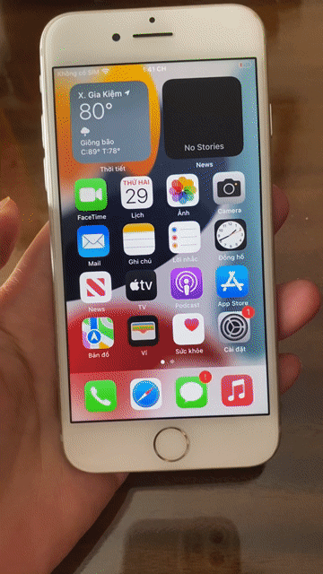 iphone 7 128gb màu bạc - máy Nhật Bản. Mua bán Điện thoại tại Huyện Thống Nhất Đồng Nai được đăng bởi Hung Nguyen hình 1