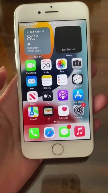 iphone 7 128gb màu bạc - máy Nhật Bản. Mua bán Điện thoại tại Huyện Thống Nhất Đồng Nai được đăng bởi Hung Nguyen hình 1