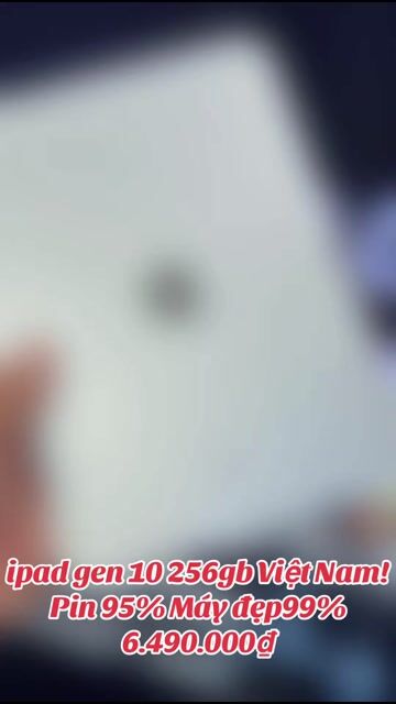 Apple iPad Gen 10 256GB Bạc. Mua bán Máy tính bảng tại Thành phố Phan Thiết Bình Thuận được đăng bởi Đạt Big Apple hình 1
