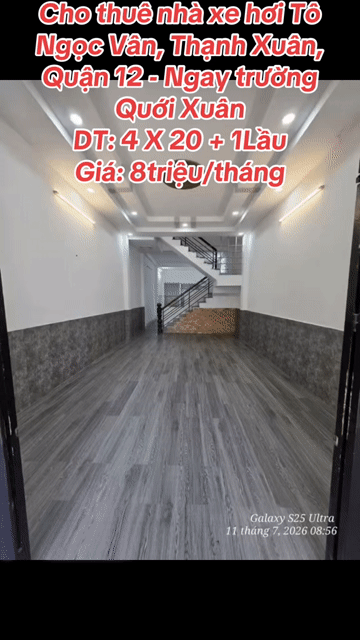 Cho thuê Nhà ở Quận Gò Vấp Tp Hồ Chí Minh diện tích 70 m² giá 8 triệu/tháng