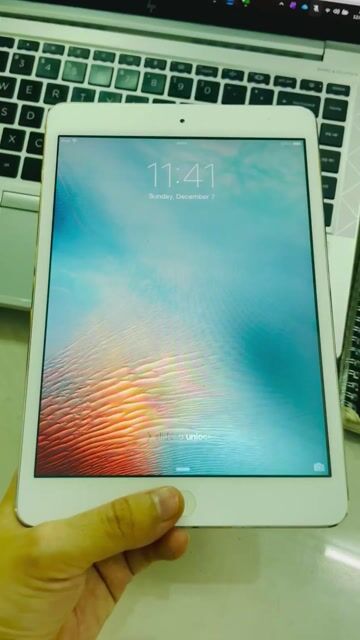 Apple iPad Mini 1 Wi-Fi 16GB Trắng. Mua bán Máy tính bảng tại Quận 3 Tp Hồ Chí Minh được đăng bởi TRẦN NGỌC KIỆT hình 1