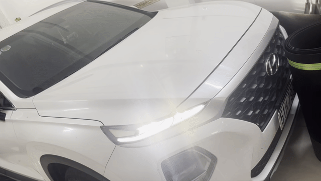 Hyundai Santa Fe 2020 Dầu 21000 km Trắng. Mua bán Ô tô tại Quận Tân Phú Tp Hồ Chí Minh được đăng bởi Thiên Phạm hình 1