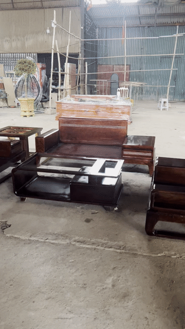 Bộ bàn ghế gỗ sồi Nâu cánh gián. Mua bán Bàn ghế tại Thị xã Sơn Tây Hà Nội được đăng bởi dũng phạm hình 1