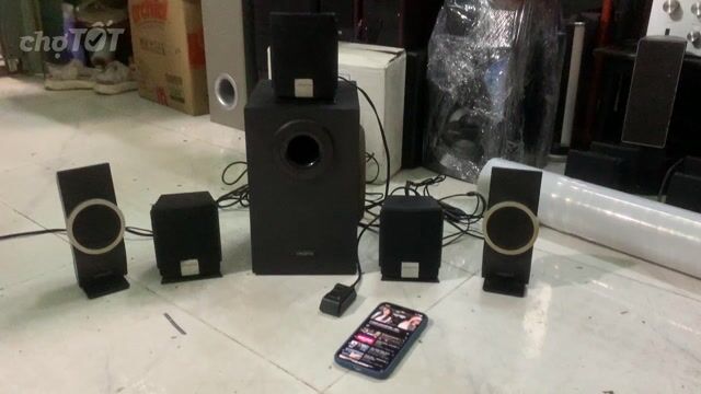 Bộ loa vi tính thương hiệu Mỹ  creative 5.1 T5300. Mua bán Tivi, Âm thanh tại Quận Tân Phú Tp Hồ Chí Minh được đăng bởi anphong hình 1