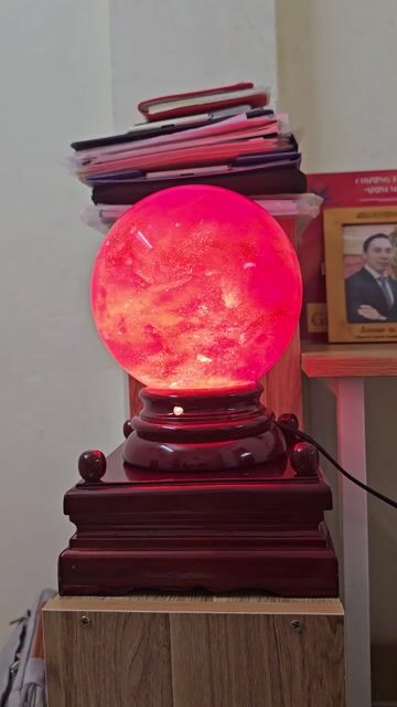 Quả cầu phong thủy Đá tự nhiên Đế xoay. Mua bán Cây cảnh, đồ trang trí tại Quận Tân Bình Tp Hồ Chí Minh được đăng bởi Huu Nghiem Nguyen hình 1