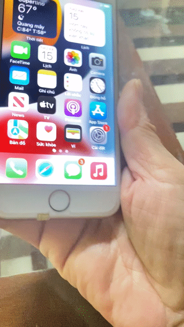 Apple iPhone 7 32GB Vàng hồng Quốc tế 97% mới. Mua bán Điện thoại tại Quận Thanh Khê Đà Nẵng được đăng bởi Huynh Huynh hình 1
