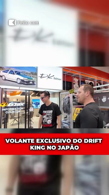 VOLANTE EXCLUSIVO DO DRIFT KING NO JAPÃO