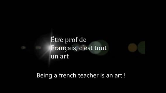 Le français, c'est tout un art