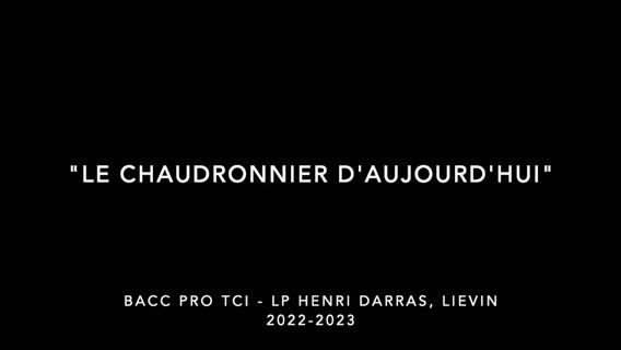 Le chaudronnier d'aujourd'hui.