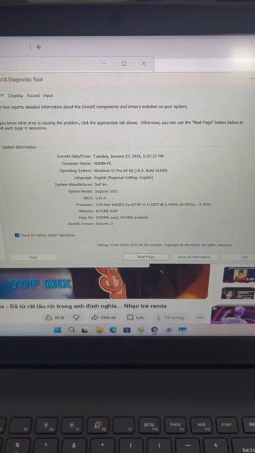Dell Inspiron 3501 i5 15 inch 8GB/256GB. Mua bán Laptop tại Quận Đống Đa Hà Nội được đăng bởi thắng hình 1