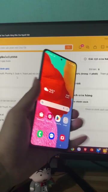 Samsung A51 6GB/128GB Xanh thanh lý. Mua bán Điện thoại tại Quận 4 Tp Hồ Chí Minh được đăng bởi Quốc Đạt 888 hình 1