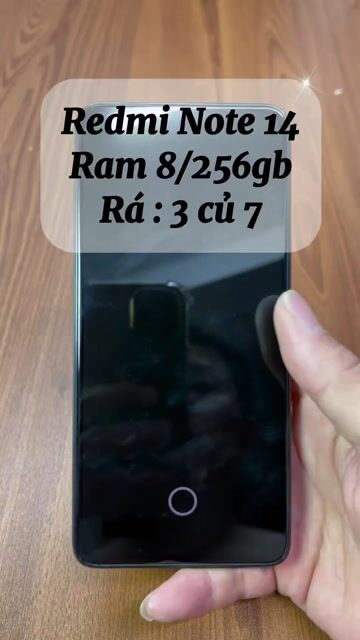 Xiaomi Redmi Note 14 256GB Đen. Mua bán Điện thoại tại Quận 4 Tp Hồ Chí Minh được đăng bởi Tuấn hình 1