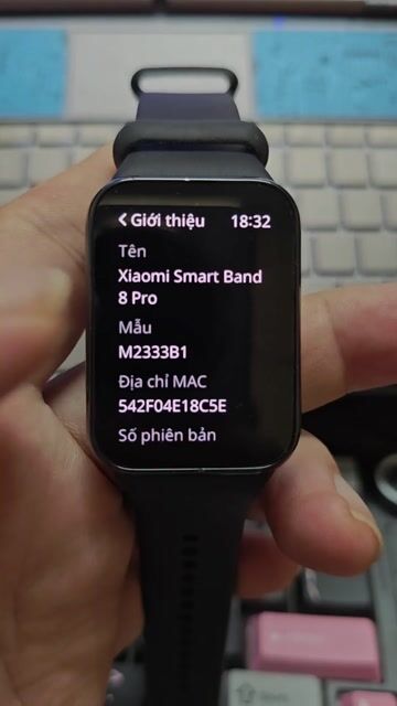 Xiaomi Mi Band 8 Pro Đen. Mua bán Thiết bị đeo thông minh tại Quận Ba Đình Hà Nội được đăng bởi Tuấn Anh hình 1