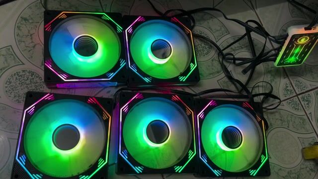 Quạt tản nhiệt LED RGB vô cực Mới 95%. Mua bán Phụ kiện (Màn hình, Chuột...) tại Huyện Thống Nhất Đồng Nai được đăng bởi onkyo hình 1